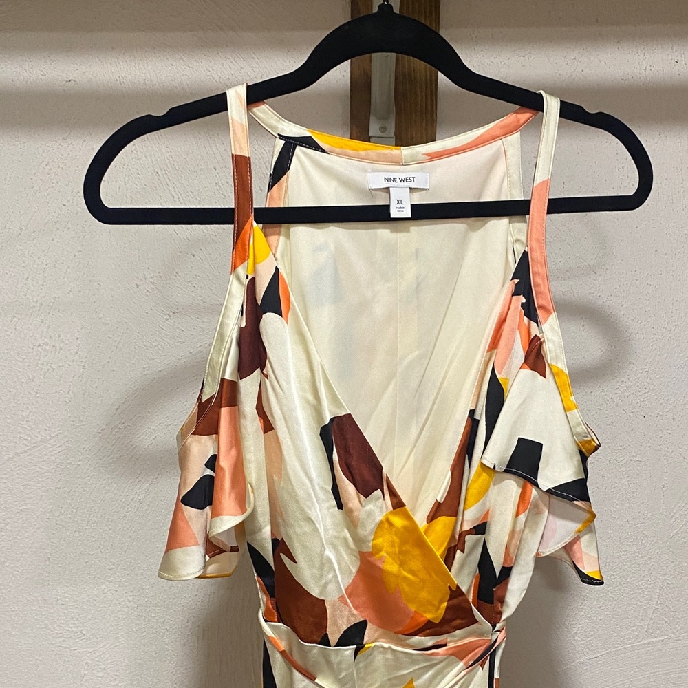 Nine West Multicolor Floral Maxi Dress - Picture 4 of 6